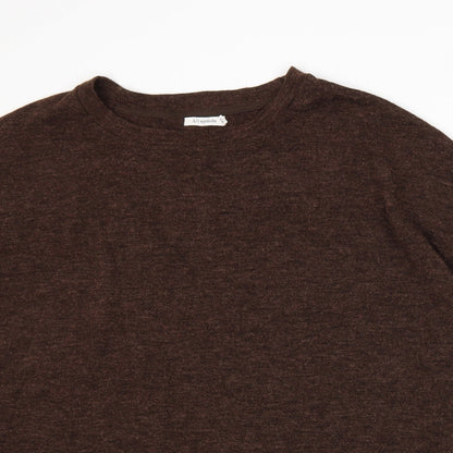 A/1 Wardrobe Womens Brown  Knit Pullover Jumper Size 18