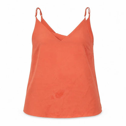 Womens UK Size 12 Primark Orange Basic Tank