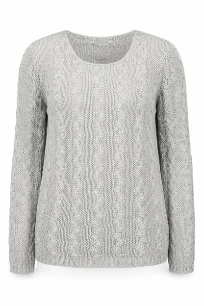 EA Womens Grey  Knit Pullover Jumper Size S