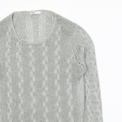 EA Womens Grey  Knit Pullover Jumper Size S