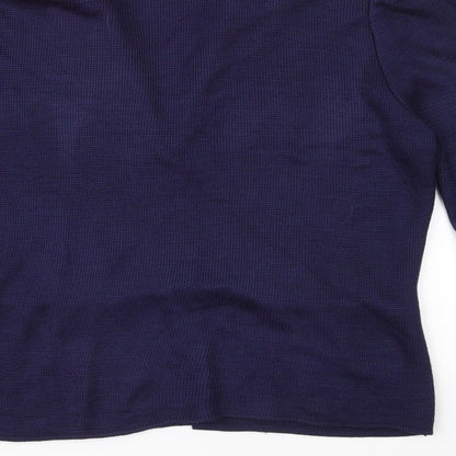 Dorothy Perkins Womens Blue  Knit Cardigan Jumper Size 12
