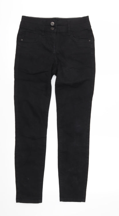 Marks and Spencer Womens Black  Denim Skinny Jeans Size 6 L28 in