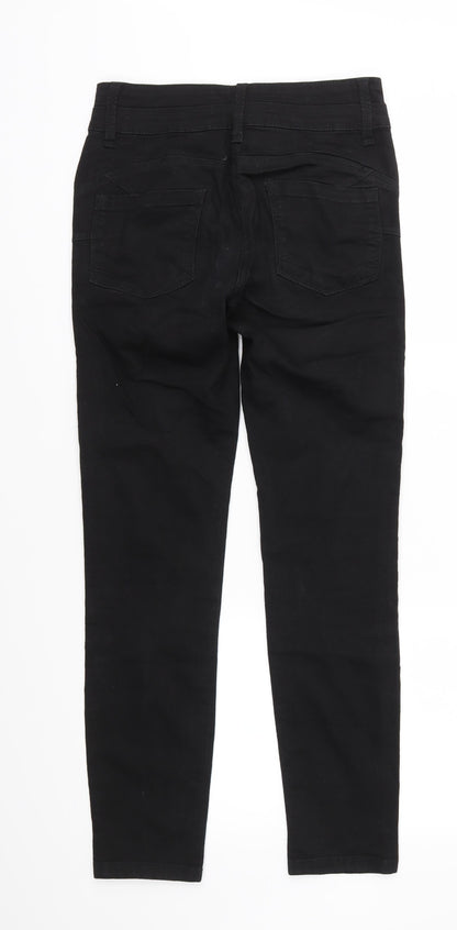 Marks and Spencer Womens Black  Denim Skinny Jeans Size 6 L28 in