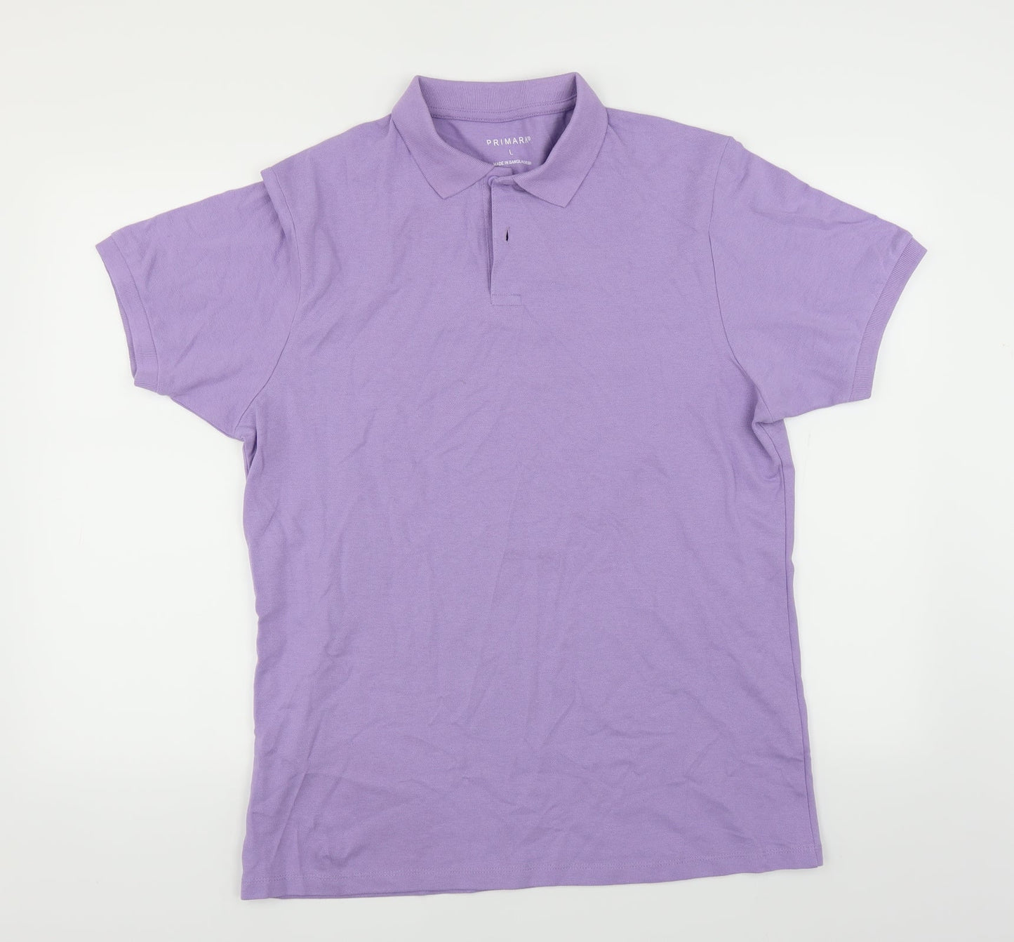 Primark Mens Purple    Polo Size L
