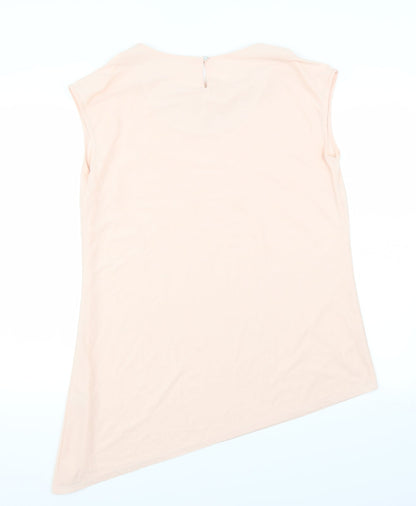 Womens UK Size M Preworn Pink Basic Blouse