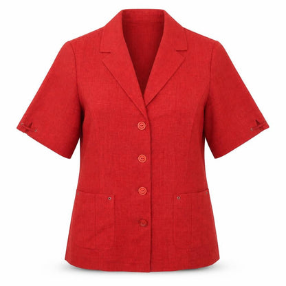 pier angelini Womens Red   Basic Blouse Size 12