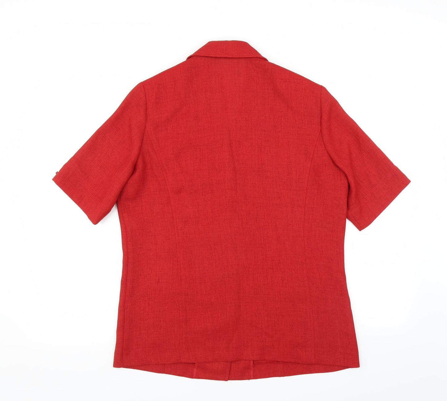 pier angelini Womens Red   Basic Blouse Size 12