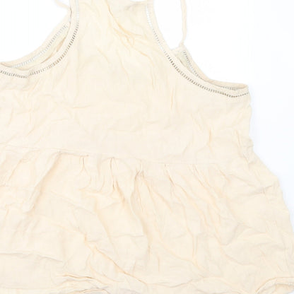 FOREVER 21 Womens Beige   Camisole Blouse Size M
