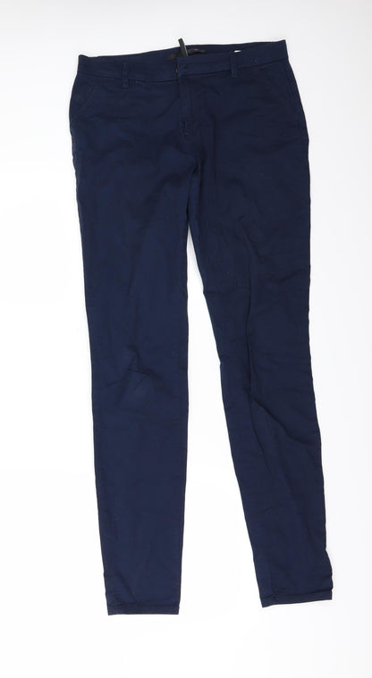 Only Womens Blue   Trousers  Size 8 L32 in