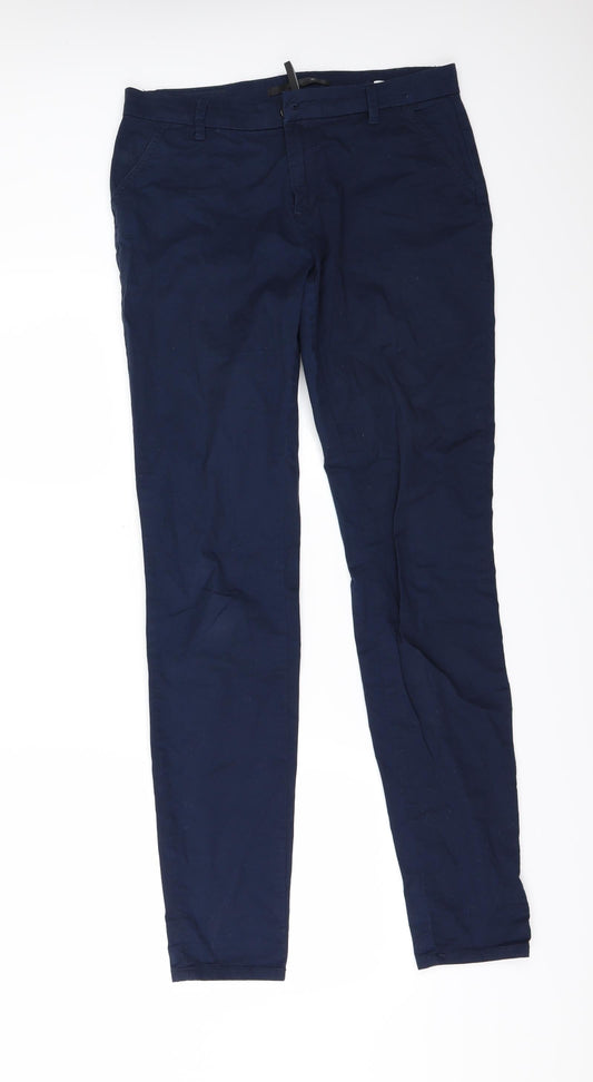 Only Womens Blue   Trousers  Size 8 L32 in