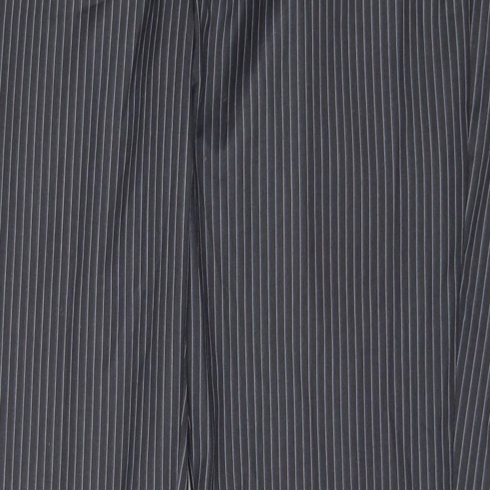 Butler & Webb Mens Grey Striped  Trousers  Size 32 L31 in
