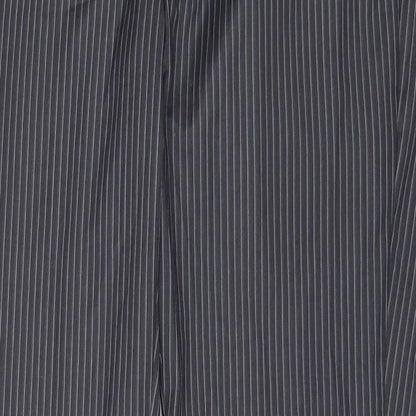 Butler & Webb Mens Grey Striped  Trousers  Size 32 L31 in