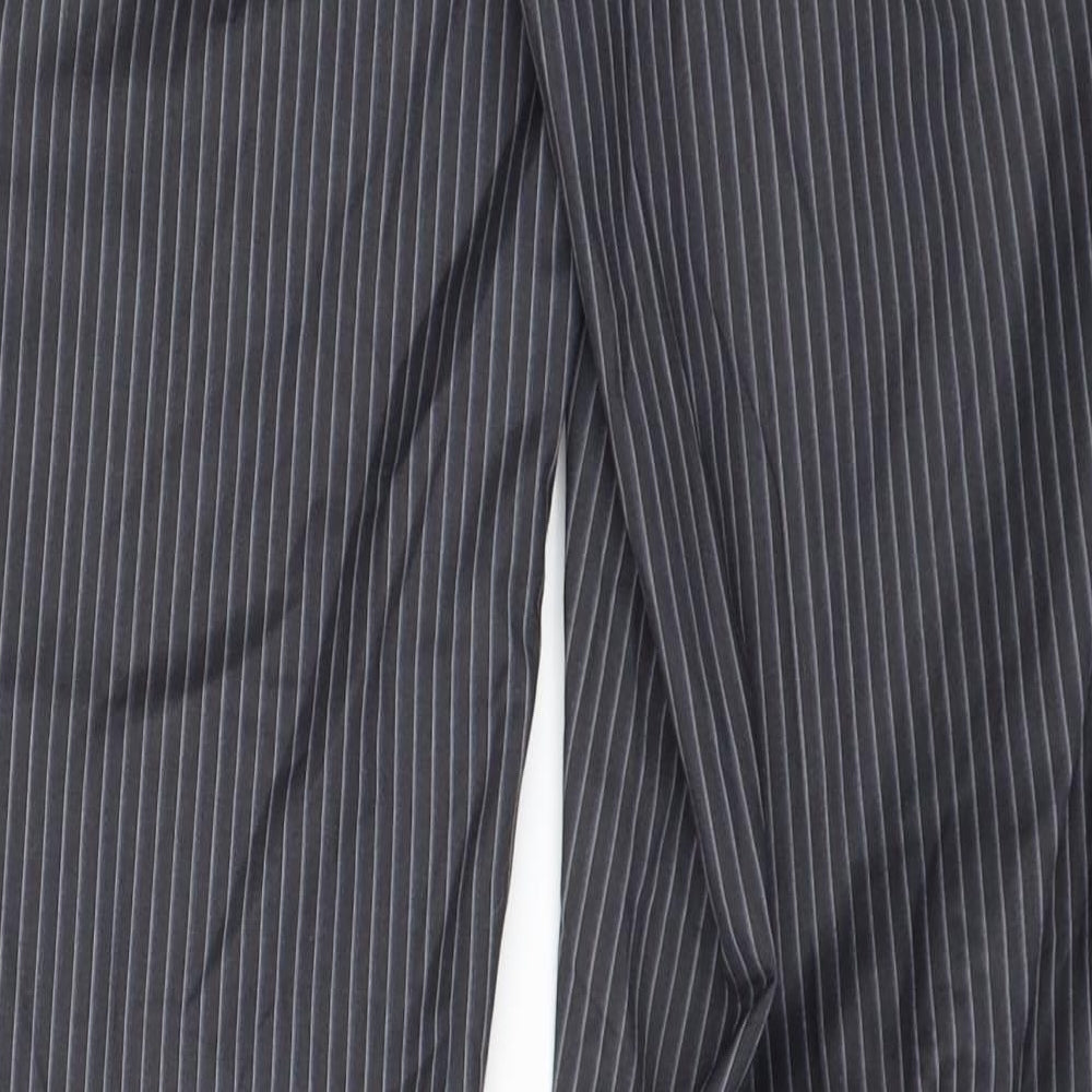 Butler & Webb Mens Grey Striped  Trousers  Size 32 L31 in