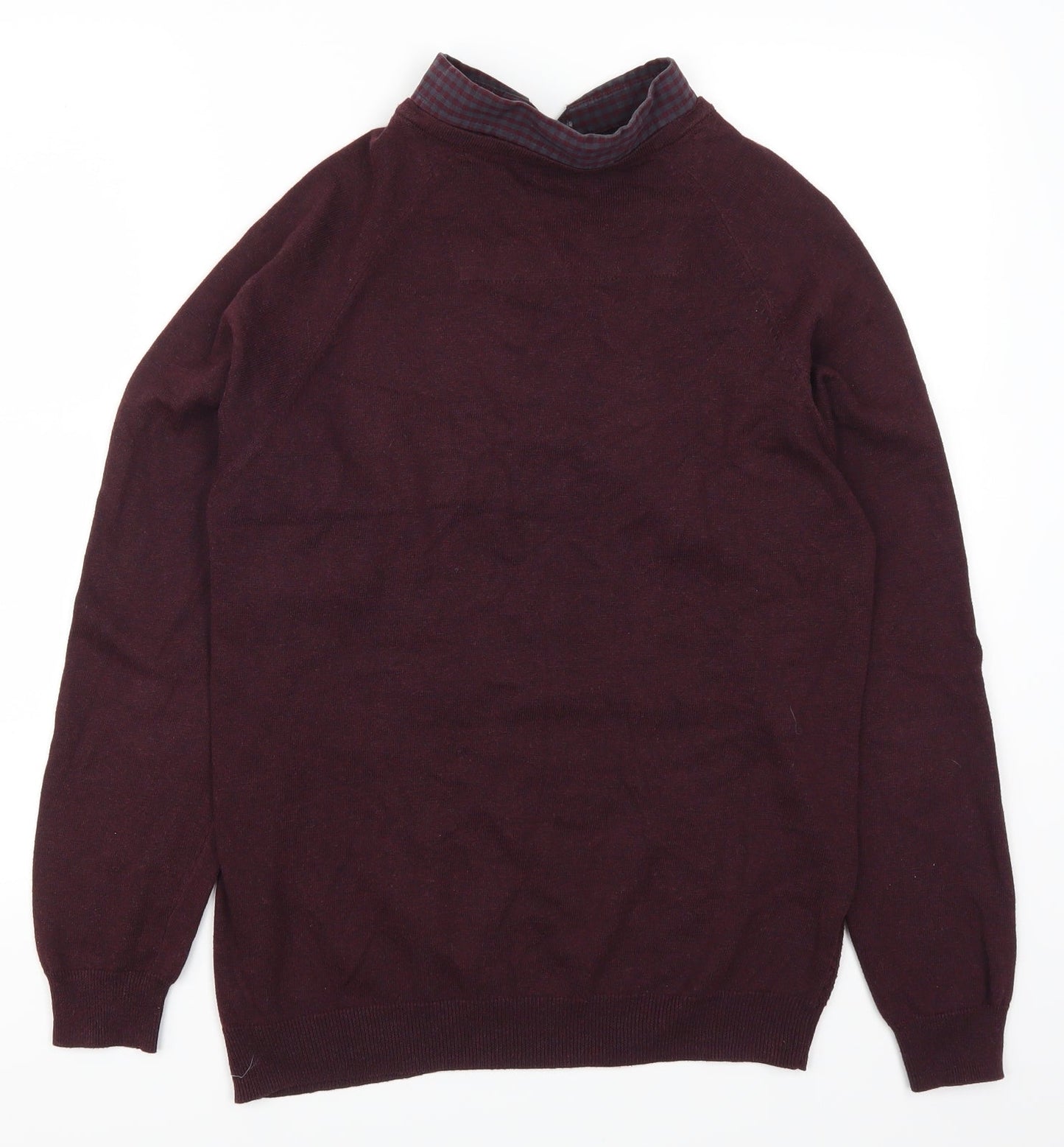 Marks and Spencer Mens Purple   Pullover Jumper Size S