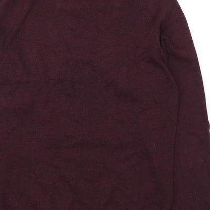 Marks and Spencer Mens Purple   Pullover Jumper Size S