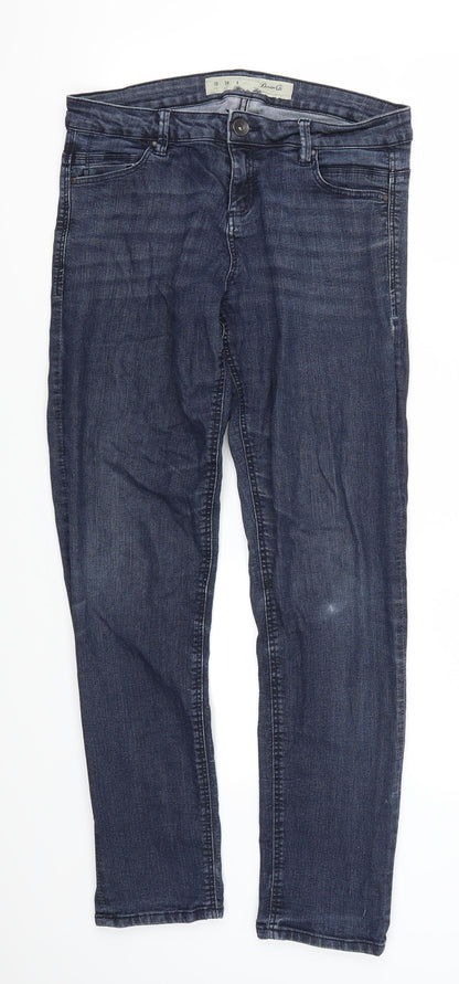 Denim Co Womens Blue  Denim Skinny Jeans Size 10 L28.5 in