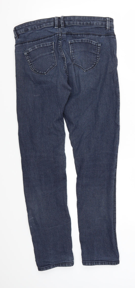 Denim Co Womens Blue  Denim Skinny Jeans Size 10 L28.5 in