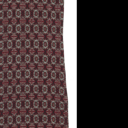 Miss Selfridge Womens Red Geometric  Mini  Size 10