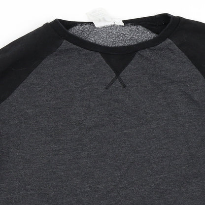 Topman Mens Grey   Pullover Sweatshirt Size M