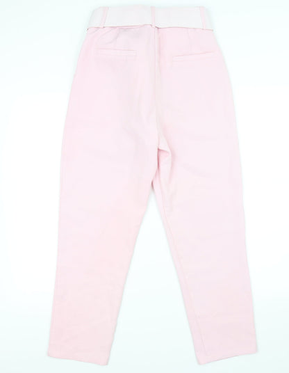 rebellious Womens Pink   Trousers  Size 8 L26 in