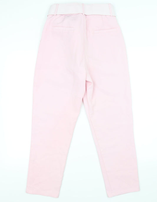 rebellious Womens Pink   Trousers  Size 8 L26 in