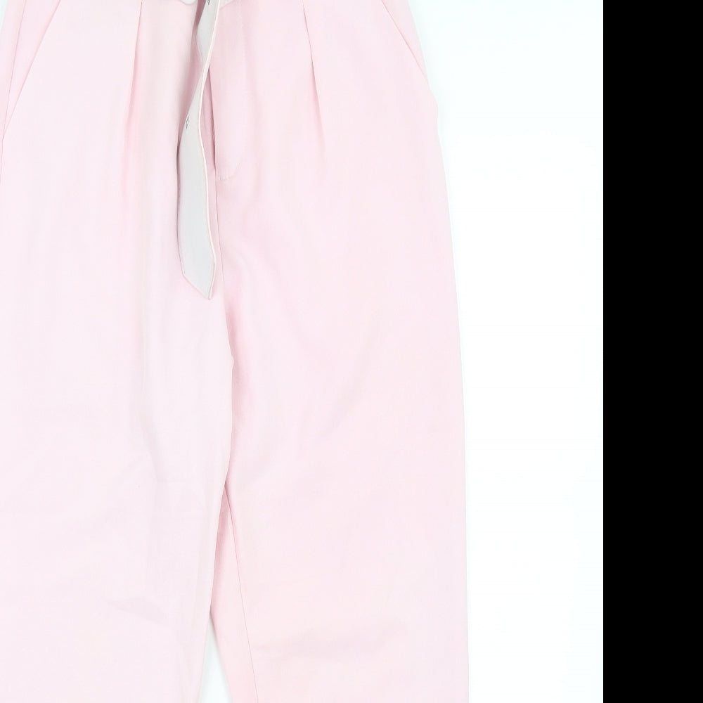 rebellious Womens Pink   Trousers  Size 8 L26 in
