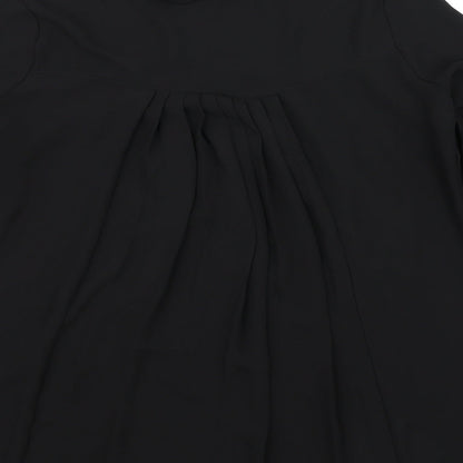 Womens UK Size 12 Marks and Spencer Black Basic Blouse