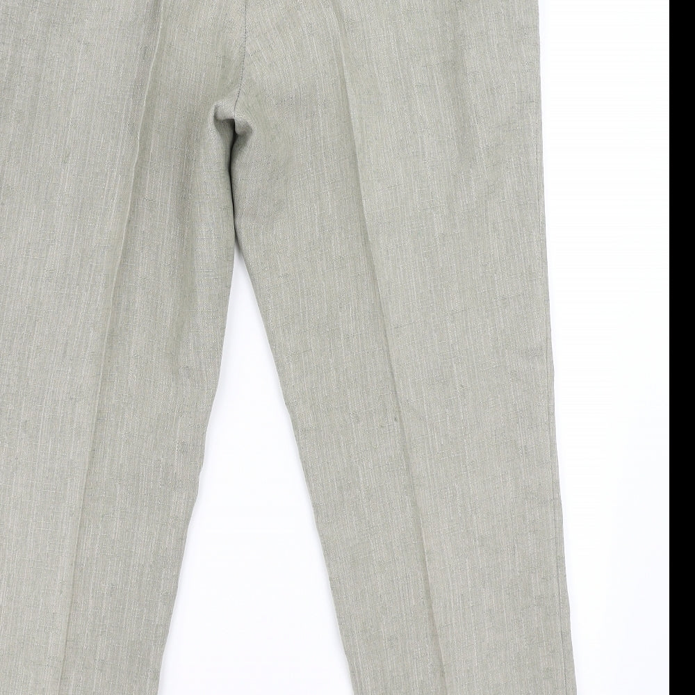 Womens UK Size 16 Marks and Spencer Regular Fit  Beige Trousers
