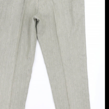 Womens UK Size 16 Marks and Spencer Regular Fit  Beige Trousers