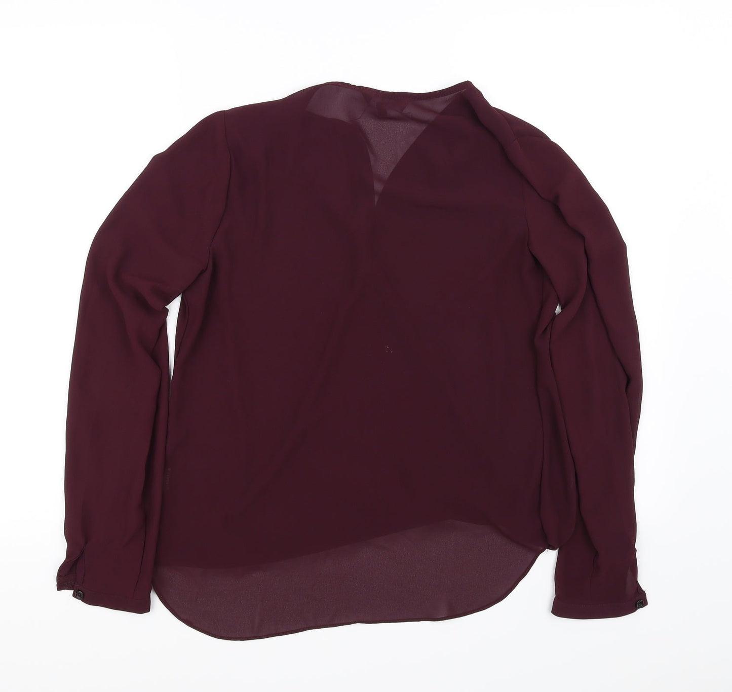 Womens UK Size 10 New Look Purple Basic Blouse