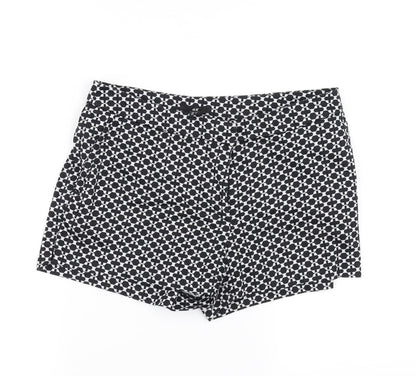 H&M Womens Black   Hot Pants Shorts Size 8