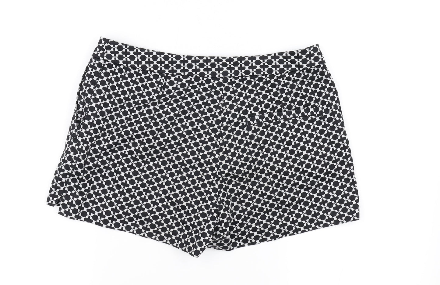 H&M Womens Black   Hot Pants Shorts Size 8