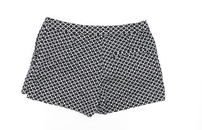 H&M Womens Black   Hot Pants Shorts Size 8