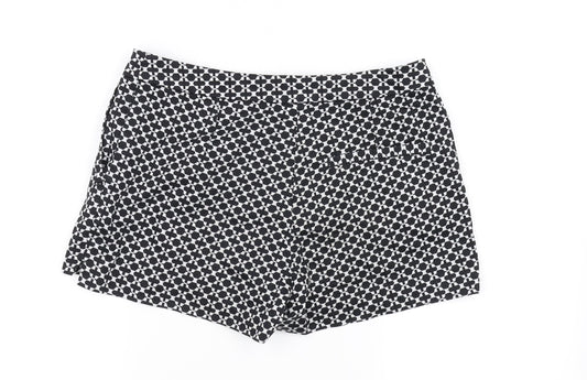 H&M Womens Black   Hot Pants Shorts Size 8