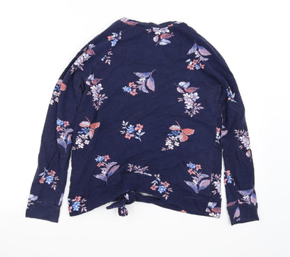 Womens UK Size 8 Marks and Spencer Blue Basic Blouse