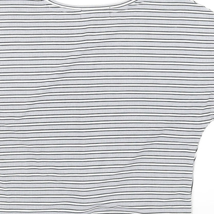 Primark Womens Grey Striped  Basic Blouse Size XS