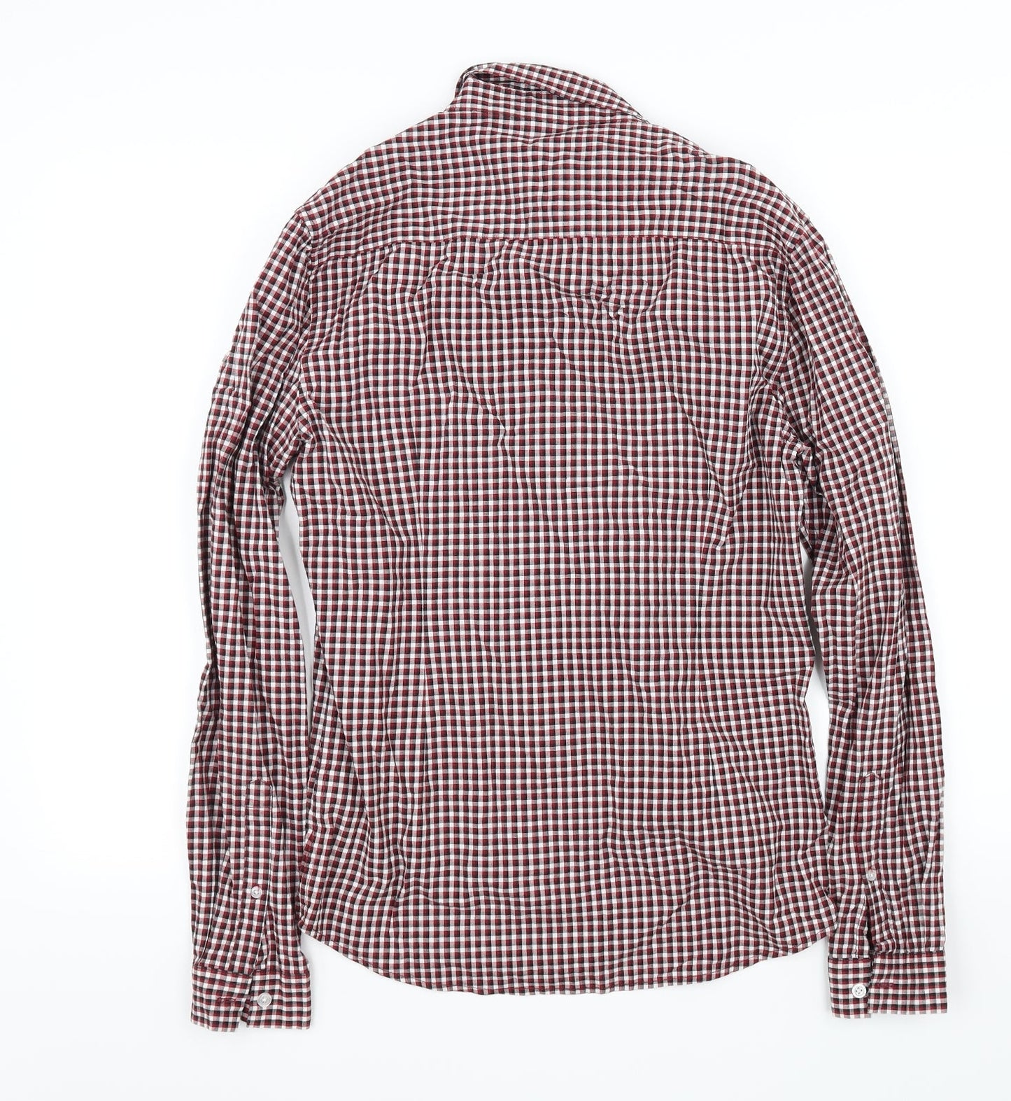 ASOS Mens Red Check   Button-Up Size M