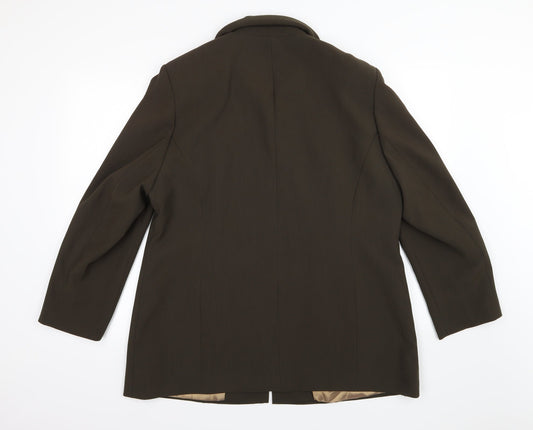 Ann Harvey Womens Green   Jacket  Size 18