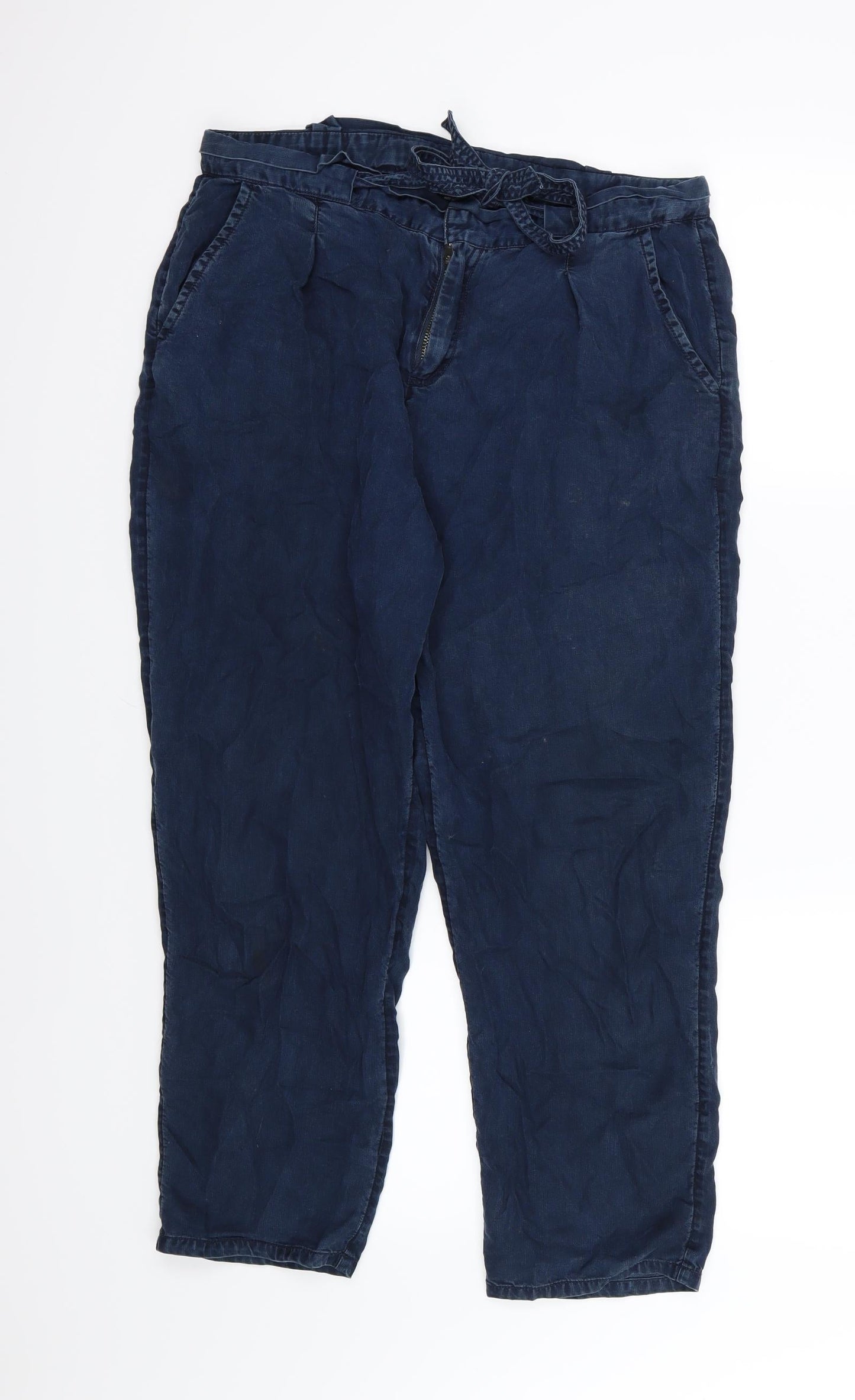 Jeanswear Womens Blue  Denim Straight Jeans Size 12 L24 in