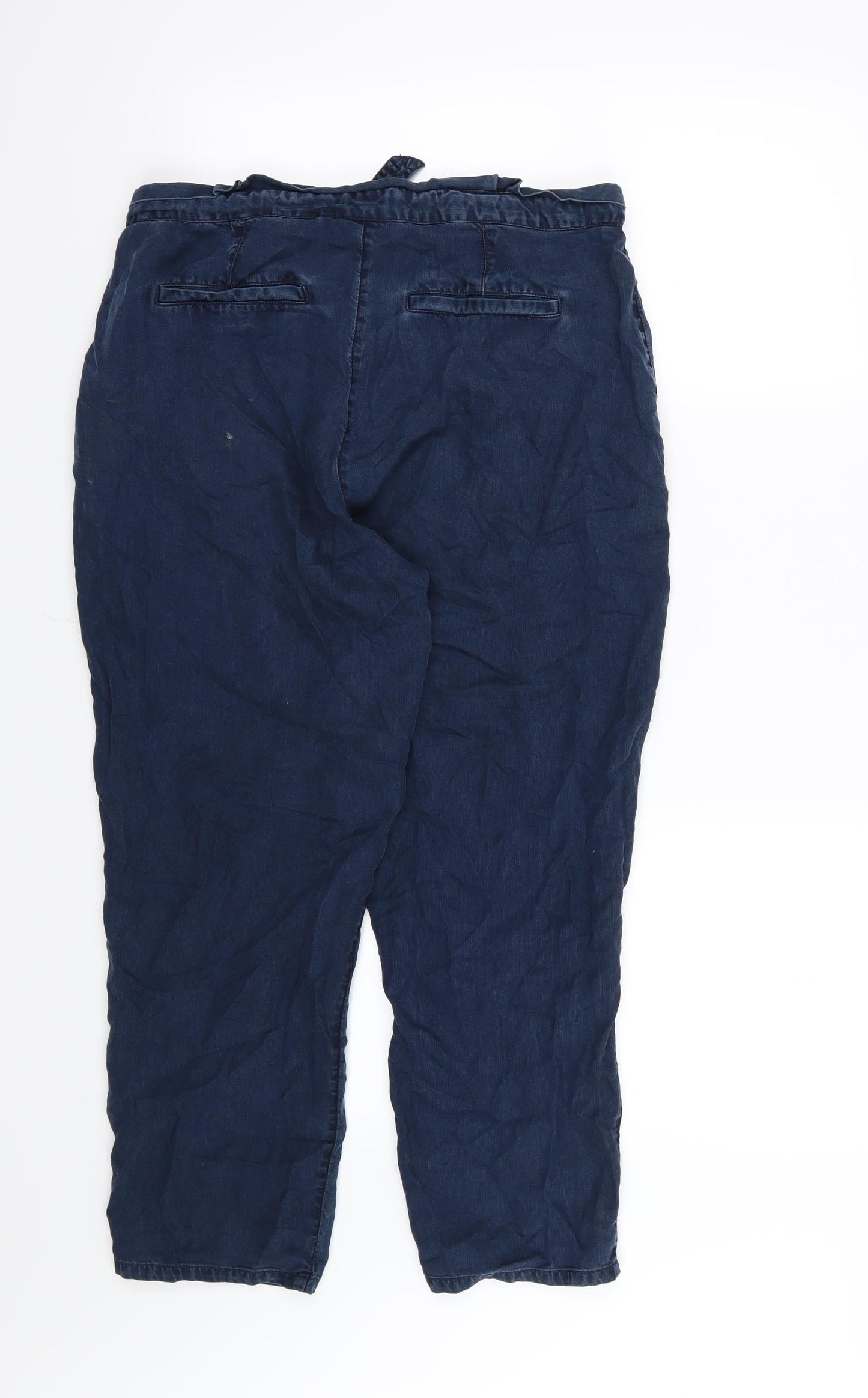 Jeanswear Womens Blue  Denim Straight Jeans Size 12 L24 in
