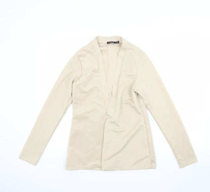 Boohoo Womens Beige   Jacket Coat Size 10