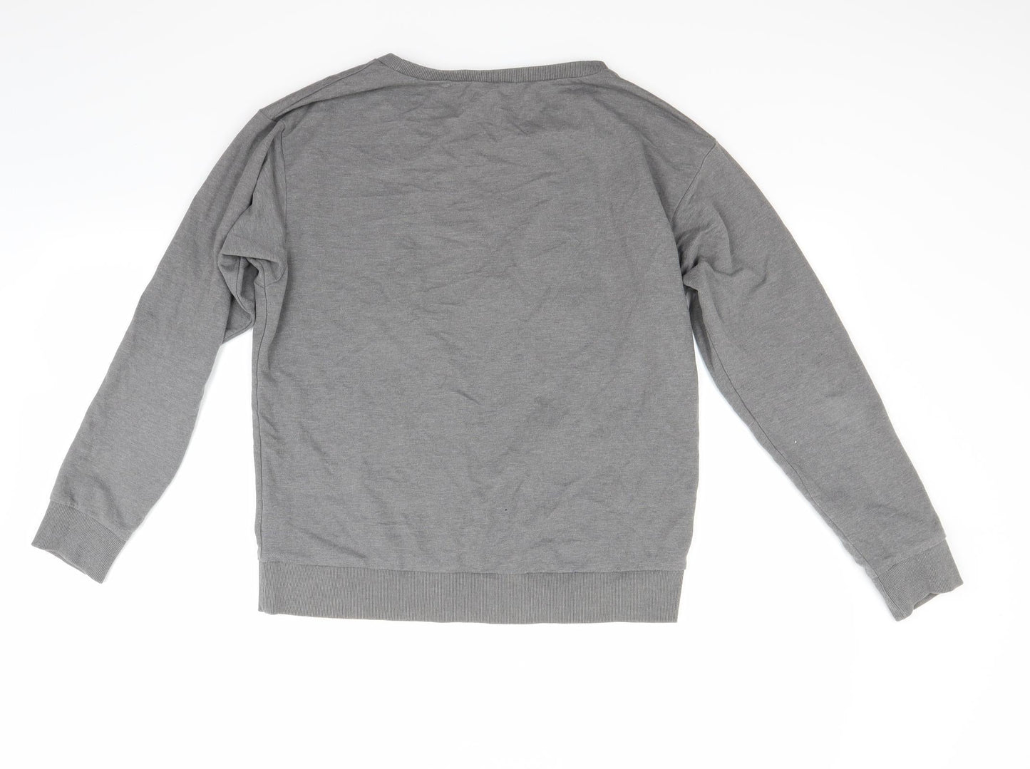 H&M Womens Grey   Pullover Sweatshirt Size S