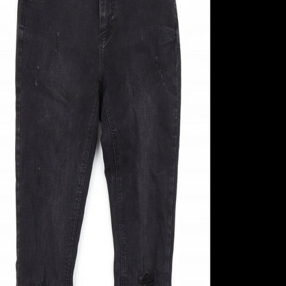 Primark Womens Black  Denim Skinny Jeans Size 6 L27 in