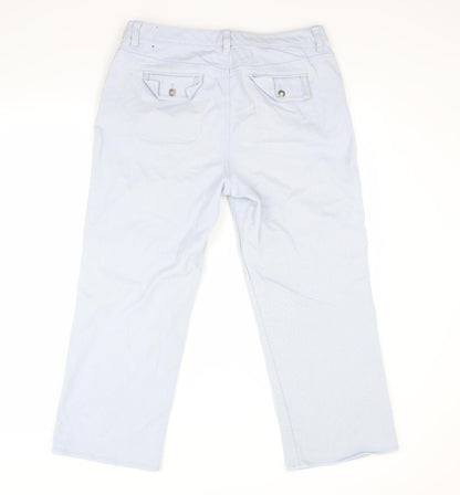 Liz Claiborne Womens Blue  Denim Straight Jeans Size 12 L23 in