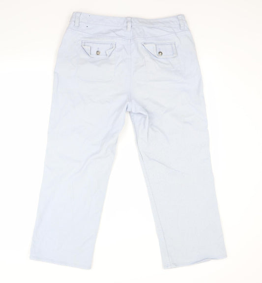 Liz Claiborne Womens Blue  Denim Straight Jeans Size 12 L23 in