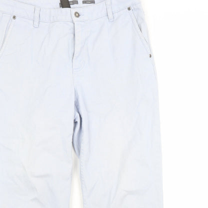 Liz Claiborne Womens Blue  Denim Straight Jeans Size 12 L23 in