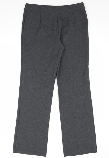George Womens Grey   Trousers  Size 10 L27 in