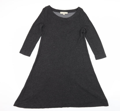 Ann Taylor Womens Grey  Jersey Skater Dress  Size XS