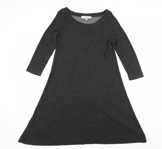Ann Taylor Womens Grey  Jersey Skater Dress  Size XS