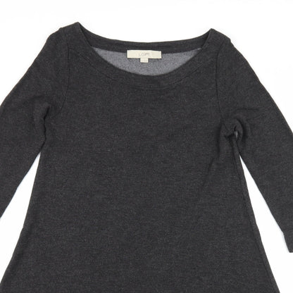 Ann Taylor Womens Grey  Jersey Skater Dress  Size XS